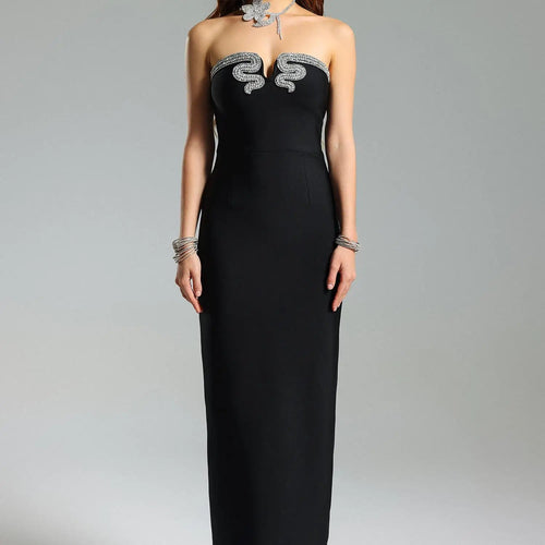 Nunna Diamond Strapless Dress Winteres