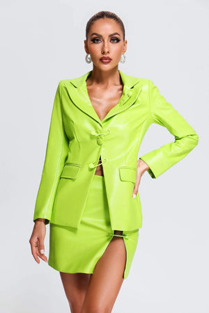 Two Pieces Blazer and Skirt Set Winteres