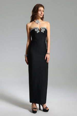 Nunna Diamond Strapless Dress Winteres