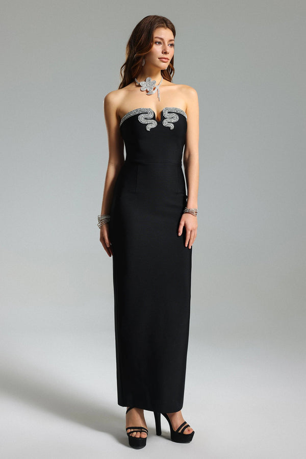 Nunna Diamond Strapless Dress Winteres