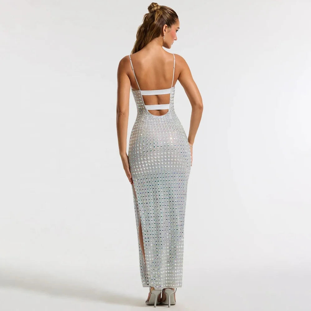 Slinane Maxi Shine Dress Winteres