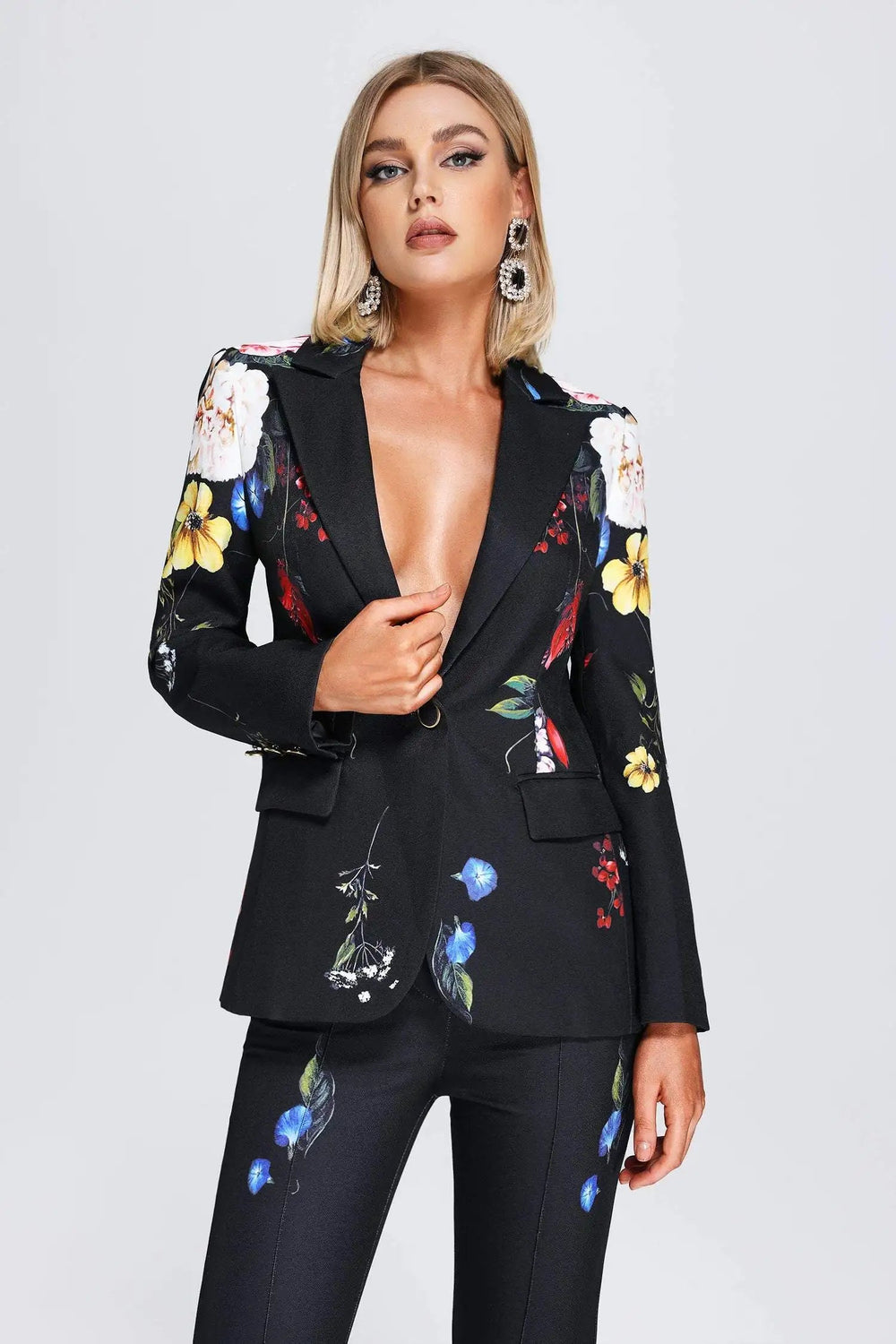 Ladies Martha Printed Blazer Set Winteres