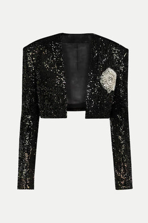 Sequined Set Dress and Blazer Winteres