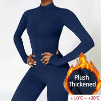 Seamless Plush Heated Suits Winteres