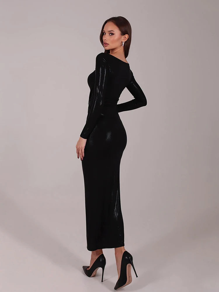 Get ready to slay all night in these party dresses. Designed to make a statement, our fashion-forward dresses are perfect for a night out. Featuring a slim fit, V-ne