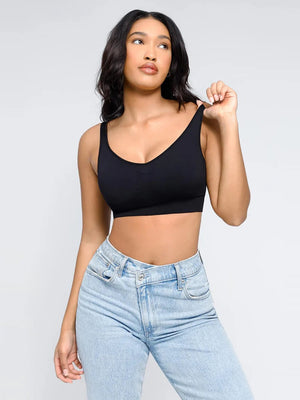 Seamless body-shaping deep-cup push-up bra Winteres