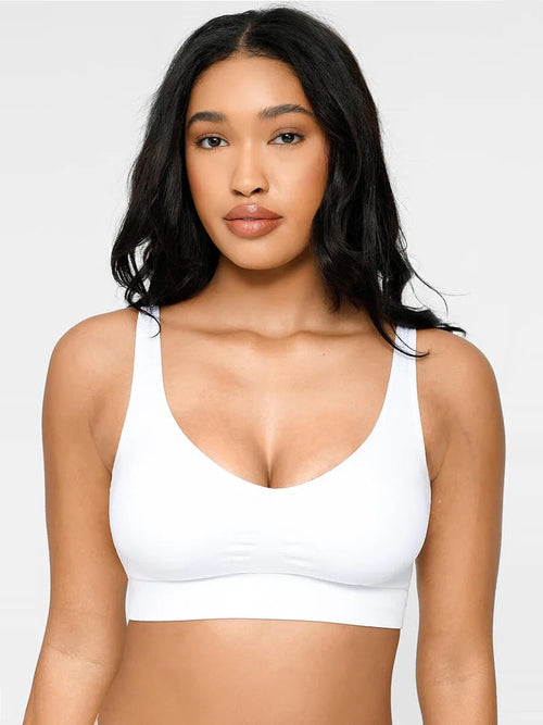 Seamless body-shaping deep-cup push-up bra Winteres