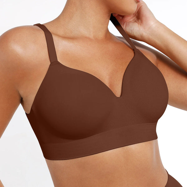 Padded push-up bra without underwire with soft skin Winteres