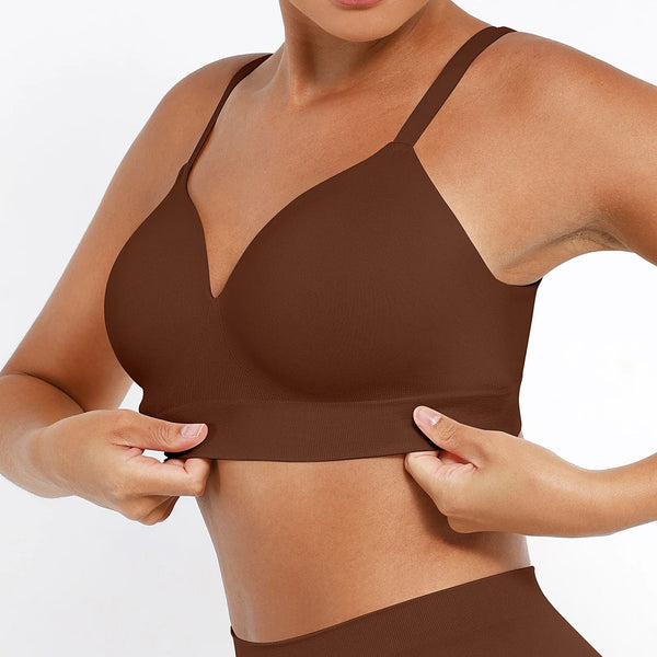 Padded push-up bra without underwire with soft skin Winteres