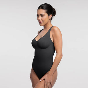 Eco-Friendly Diamond Neck Seamless Shaper Bodysuit Winteres