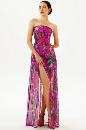 Mesmine colorful long dress Winteres