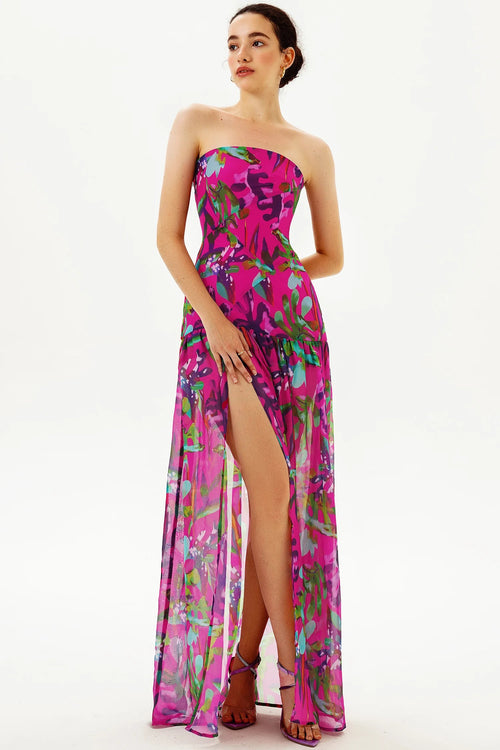 Mesmine colorful long dress Winteres