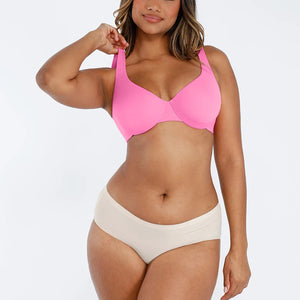 Seamless underwired push-up bra with V-neck Winteres