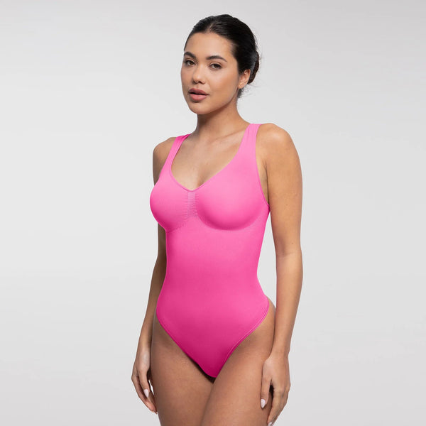 Eco-Friendly Diamond Neck Seamless Shaper Bodysuit Winteres