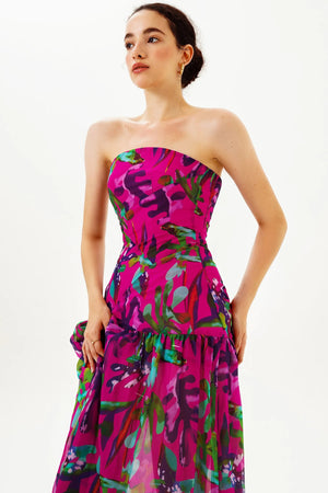 Mesmine colorful long dress Winteres