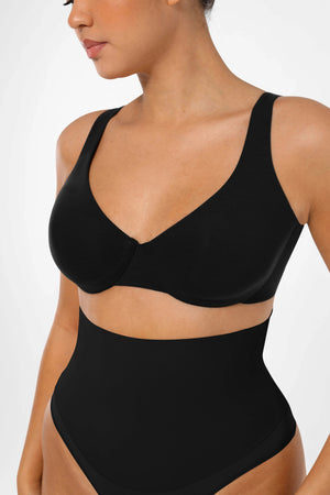 Seamless underwired push-up bra with V-neck Winteres