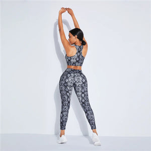 Waistdear Yoga Fittness Sport Set Winteres