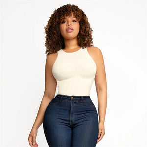 Round neck shaping jumpsuit Winteres