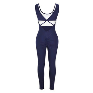 Gym Wear Fitness Mesh Stitching  Fitness Sportswear Shapewear Winteres