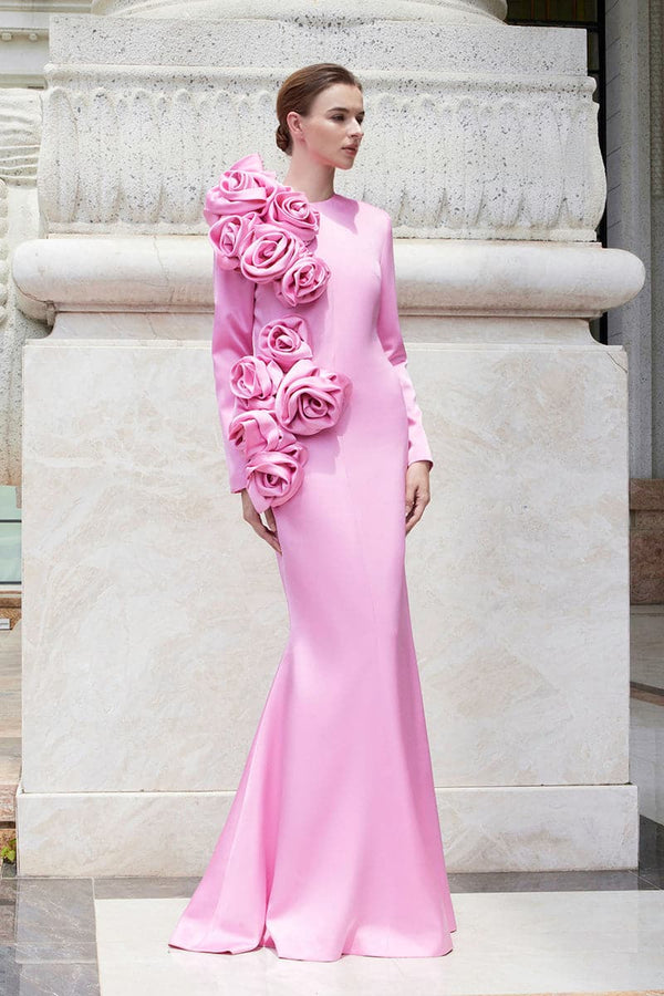 Rosy Long Dress Winteres