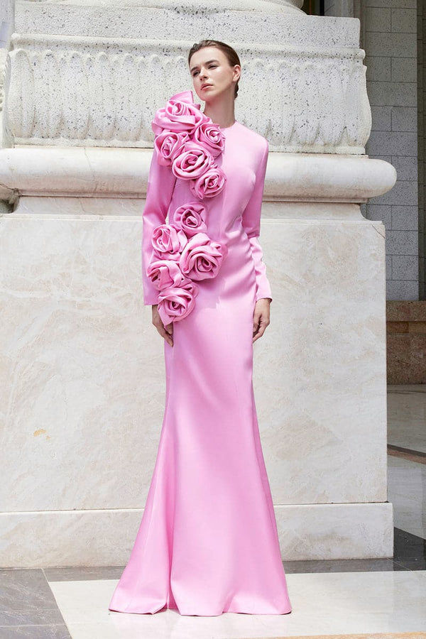 Rosy Long Dress Winteres