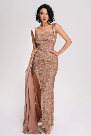 Yvonne Sequin Maxi Dress Winteres