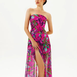 Mesmine colorful long dress Winteres