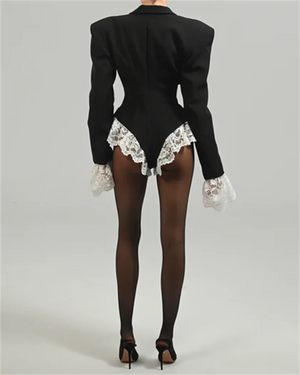 Chic Bodysuits Blazer Winteres