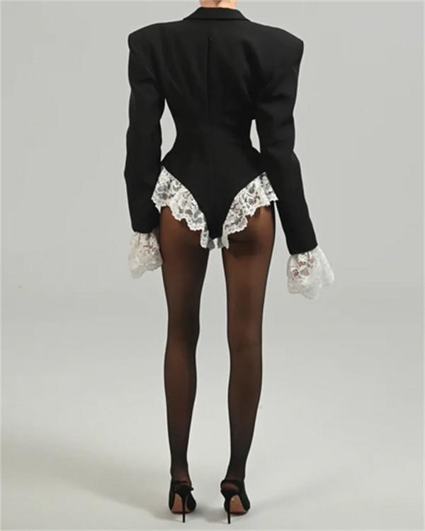 Chic Bodysuits Blazer Winteres