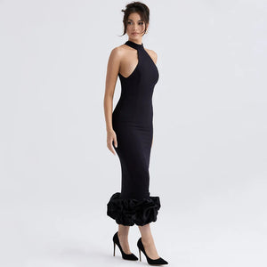 Halter Midi Dress Winteres