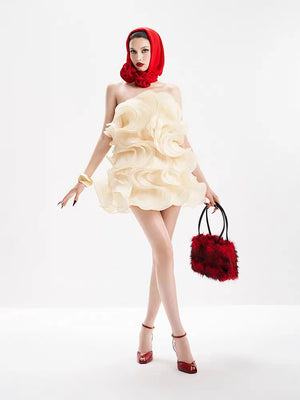 Caleote Chic Short Dress Winteres