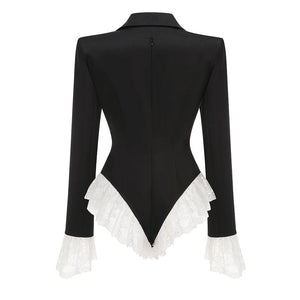 Chic Bodysuits Blazer Winteres