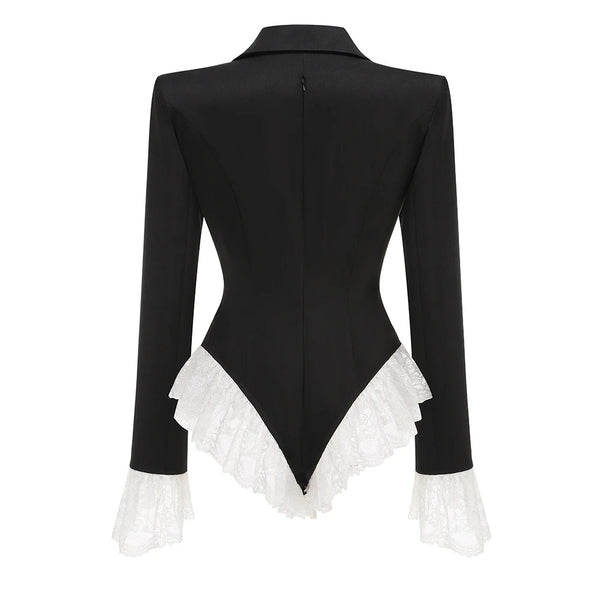 Chic Bodysuits Blazer Winteres