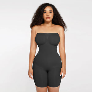 Full Body Shaper Strapless Shapewear Seamless Bodysuit with Tummy Control Winteres