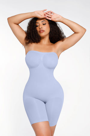 Full Body Shaper Strapless Shapewear Seamless Bodysuit with Tummy Control Winteres