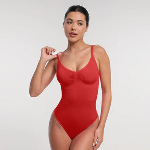 Eco-Friendly Diamond Neck Seamless Shaper Bodysuit Winteres