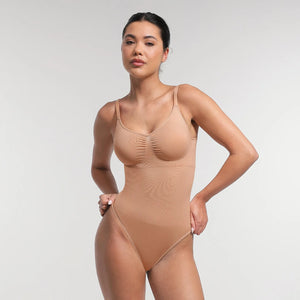 Eco-Friendly Diamond Neck Seamless Shaper Bodysuit Winteres