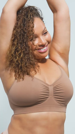 Set Seamless Shaping Bras With Adjustable and panties