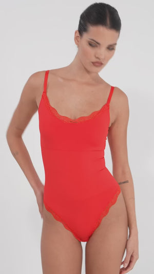 Lace Shapewear Bodysuit Sculpting Tank Tops Slimming