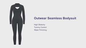 Set Seamless High Stretchy Tummy Control Jumpsuit