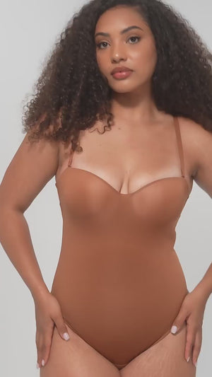 Seamless Shapewear Underwire Strap Removable Push up Bra