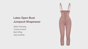Open Bust Full Body Shaper – Seamless Butt Lifter & Hip Enhancer