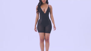 Seamless Backless Full Body Shaper Bodysuit