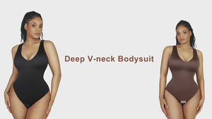 Slimming Tummy Control Backless Bodysuit Shapewear