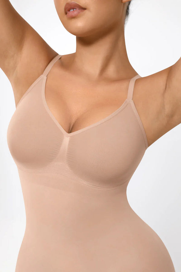 Mid-Thigh Bodysuit Shaper – Abdominal & Tummy Control Shapewear Winteres