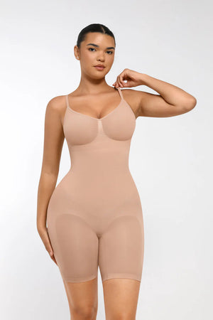 Mid-Thigh Bodysuit Shaper – Abdominal & Tummy Control Shapewear Winteres