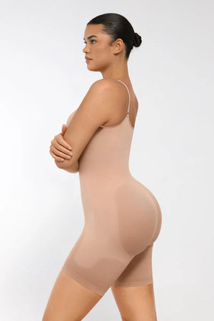 Mid-Thigh Bodysuit Shaper – Abdominal & Tummy Control Shapewear Winteres