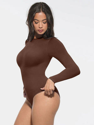 Latest Style Butt Lift Tummy Control Shaping Long Sleeve Bodysuit Winteres