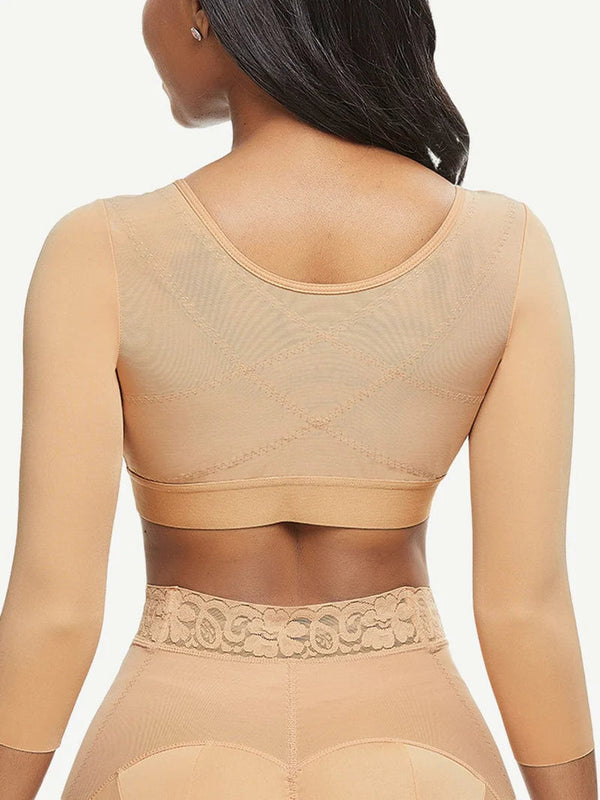 Arm Shaper Compression Sleeves with Front Closure Bra Winteres