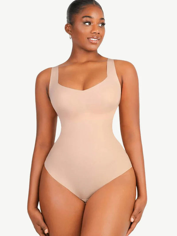 Body Shaper with Wide Straps – Seamless Sculpting Bodysuit Winteres
